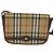 Autre Marque Bolsa de Ombro Burberrys Nova Check em Lona Bege Dourada Auth BA3948 Dourado - vista 13