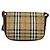 Autre Marque Bolsa de Ombro Burberrys Nova Check em Lona Bege Dourada Auth BA3948 Dourado - vista 2