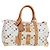 LOUIS VUITTON Bolsa Keepall 45 Monograma Multicolor Blanco M92641 LV Auth 126487V