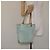 Borsa tote GG Canvas Gucci in nylon menta dorata 002 1099 Auth bs27328 - vista 21