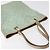 Borsa tote GG Canvas Gucci in nylon menta dorata 002 1099 Auth bs27328 - vista 6