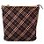 Borsa a spalla Burberry Nova Check Blue Label in tela rossa e argento Auth bs27656 Rosso - vista 2