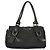 Chloé Borsa a mano Chloe Bay in pelle nera e oro Auth BA3965 - vista 2