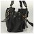 Chloé Borsa a mano Chloe Bay in pelle nera e oro Auth BA3965 - vista 4
