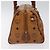 Borsa MCM Logogram Vicetos in pelle PVC marrone e oro Auth BA3905 D'oro - vista 3
