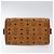 Borsa MCM Logogram Vicetos in pelle PVC marrone e oro Auth BA3905 D'oro - vista 5