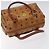 Borsa MCM Logogram Vicetos in pelle PVC marrone e oro Auth BA3905 D'oro - vista 6