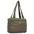 PRADA Tote Bag aus Nylon Khaki Silber authentisch bs27455