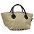 Borsa a mano BURBERRY Blue Label in nylon beige argento autentica ti3277