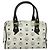 Borsa MCM Logogram Vicetos in pelle PVC 2 in 1 bianca e oro Auth BA3660 Bianco D'oro - vista 2