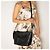 Gucci Borsa a spalla in pelle con chiusura a zip Soho, nera Nero - vista 4