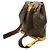 Zaino Montsouris GM in Monogramma Louis Vuitton Marrone - vista 3