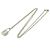 Collana Silver Lockit UNICEF di Louis Vuitton - vista 3