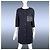 Chanel Abrigo de tweed con botón de león CC París / Edimburgo 38 FR Azul marino - vista 5