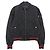 Giacca da volo in nylon nera Gucci Nero