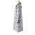 Autre Marque Abrigo de tweed sin cuello GRACE Class Jules Tournier Negro Blanco - vista 2