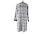 Autre Marque Abrigo de tweed sin cuello GRACE Class Jules Tournier Negro Blanco - vista 3