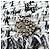Autre Marque Abrigo de tweed sin cuello GRACE Class Jules Tournier Negro Blanco - vista 6