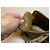 Gucci Baskets montantes en satin cristal bronze Cada - vue 10