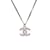 Collana in strass argento Chanel Coco Mark