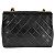 Borsa a Spalla Chanel Mini Matelassé 20 Nero - vista 3