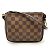 Pochette de mano Louis Vuitton Truth Makeup Castaño Damier ebene