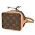 Noe Borsa a Spalla Nano Noé Louis Vuitton Marrone Monogramma - vista 5