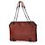Borsa a spalla duo in pelle texturizzata rossa con cuciture Bottega Veneta - vista 2