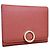 Bulgari Bvlgari Orange Leather Women's Tri-fold Wallet