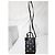 Borsa a tracolla mini in pelle MCM Color Splash Logo Nera Nero - vista 3