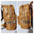 MCM Stark Side Studs Medium Backpack Brown  - view 7