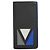 Carteira longa em couro Taiga Louis Vuitton M30791 Preto Azul