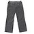 Pantalones de denim de algodón Monogram Louis Vuitton Negro