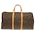 Louis Vuitton Keepall 50 Monogram Boston Bag Brown Patent leather  ref.2365955