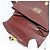 Sac à épaule Salvatore Ferragamo en cuir bordeaux avec doré Auth bs27827 - vue 15