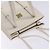 Borsa a Spalla MCM in Pelle Bianca e Oro Auth bs27684 Bianco D'oro - vista 6