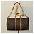 LOUIS VUITTON Borsa Boston Monogram Keepall Bandoulière 55 M41414 Auth LV 127459 Monogramma - vista 24