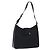 Borsa a Spalla Gancini in Nylon Blu Navy e Argento di Salvatore Ferragamo Auth gh333
