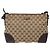 Borsa a Spalla GG Canvas Gucci Beige Argento 114273 Auth gh243 - vista 2