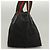 Borsa tote Gucci GG Canvas Web Sherry Line Nera Argento 131228 Auth fm4817 Nero - vista 5