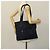 Borsa Tote Prada in nylon blu navy argento autentica 127867 - vista 25