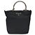 PRADA Borsa a Mano Nylon Metallo Nero Oro Auth 130971 D'oro - vista 2