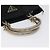PRADA Borsa a Mano Nylon Metallo Nero Oro Auth 130971 D'oro - vista 7
