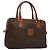 Céline Borsa a mano in tela Macadam CELINE in pelle PVC marrone oro Auth fm4799 D'oro