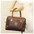 Céline Borsa a mano in tela Macadam CELINE in pelle PVC marrone oro Auth fm4799 D'oro - vista 23