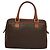 Céline Borsa a mano in tela Macadam CELINE in pelle PVC marrone oro Auth fm4799 D'oro - vista 3