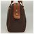 Céline Borsa a mano in tela Macadam CELINE in pelle PVC marrone oro Auth fm4799 D'oro - vista 5