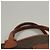 Céline Borsa a mano in tela Macadam CELINE in pelle PVC marrone oro Auth fm4799 D'oro - vista 8