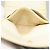 Chanel Billetera Bifold de Cuero Blanco Oro CC Auth bs27934 Dorado - vista 14