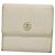 Chanel Billetera Bifold de Cuero Blanco Oro CC Auth bs27934 Dorado - vista 2